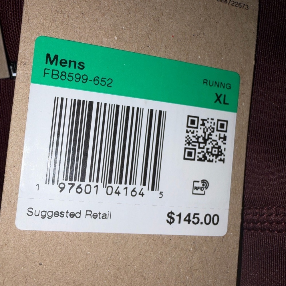 Men's Nike Trail Lunar Ray Winterized Running Tights Burgundy FB8599-652 Size XL - Picture 7 of 8